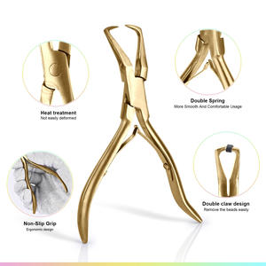 Juego de Agujas de Ganchillo con Microperlas de Acero Inoxidable Ecológicas KOUNAIN, Herramientas para Extensiones de Cabello, Modelo para Uso Doméstico - Product Image 4