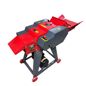 New 220V/380V Electric Chaff Cutter Multifunctional Dry Grass Shredder <b>Feed</b> <b>Processing</b> <b>Machine</b> Wheels High Productivity Steel - Product Image 3