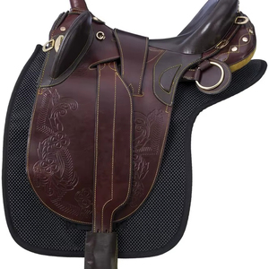 Silla de montar western 100% cuero |   Silla de Montar Personalizada de Uttar Pradesh |   Todos los tamaños disponibles - Product Image 1