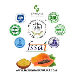 ผงสกัดสมุนไพรมะละกอคุณภาพเยี่ยมจาก Sivaroma Naturals - ผู้ส่งออกอินเดียที่เชื่อถือได้ - Product Image 6