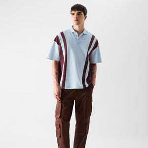Chemise Homme en Jersey 100% Coton de Haute Qualité, Tricotée Unie, Broderie, Séchage Rapide, Manches Courtes, Boutons, Logo Personnalisé sur le Devant, 200g - Product Image 6