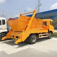 Camion à ordures Dongfeng à bras oscillant, 12 m3, camion de collecte des déchets, camion à ordures à bras oscillant