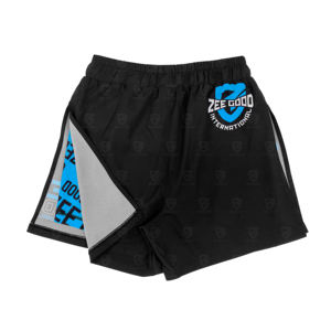 Comprar Shorts MMA 2 en 1 con Diseño de Impresión Personalizada Sublimada, de Poliéster y Spandex, Ajuste de Compresión, Pantalones Cortos de Entrenamiento con Abertura Alta - Product Image 2