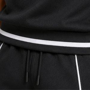 Conjunto Deportivo para Hombre, Negro y Gris Claro, Sin Mangas, con Capucha, Logotipo Personalizado, para Gimnasio, Fitness, Entrenamiento, Sudadera con Capucha y Pantalones Cortos, Ropa Deportiva - Product Image 6