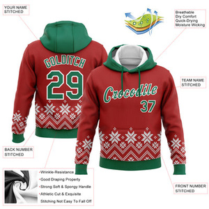 Sweat-shirt personnalisé pour joueurs avec logo, polyester, sublimation intégrale, fabrication sur mesure - Product Image 4