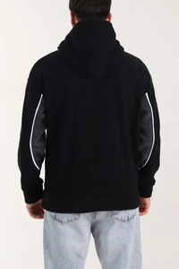 Sweat à capuche décontracté pour homme en molleton, doublure coton/polyester, imprimé numérique, teint uni, respirant, léger, manches longues, idéal pour l'hiver - Product Image 4