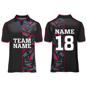 Camiseta de Críquet Personalizada con Nombre y Número, Uniforme Unisex para Todos los Equipos de Críquet, Hecha de Poliéster, Precio Económico, Precio al por Mayor, OEM - Product Image 6