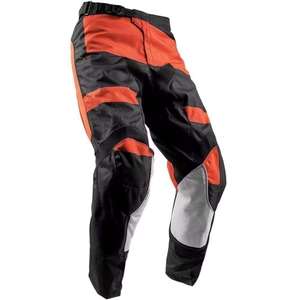 Pantalon Moto Sportif Homme à Panneaux, Taille Élastique, Coton Écologique, Ourlet Effiloché, Imprimé par Sublimation, Orange Jaune Néon Noir - Product Image 6