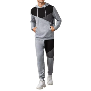 Conjunto Deportivo de Invierno Personalizado, Grueso y Holgado, 100% Poliéster, con Estampado por Transferencia de Calor, Pantalones Deportivos y Sudadera con Capucha para Hombre - Product Image 5