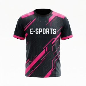 Maillot de jeu E-Sport par sublimation, maillot d'équipe E-Sport personnalisé, respirant, à manches courtes, vêtements de jeu compétitifs performants - Product Image 2