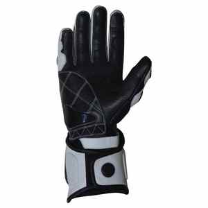 Gants de moto personnalisés avec logo, en cuir véritable, gants de moto à doigts entiers - Product Image 1