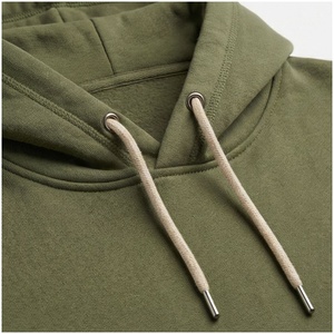 Women Olive Green Hooded Cropped Sweatshirt & <b>Matching</b> <b>Jogger</b> Pants <b>Set</b> Casual Tracksuit Full Sleeve Solid Color Drawstring - Product Image 5