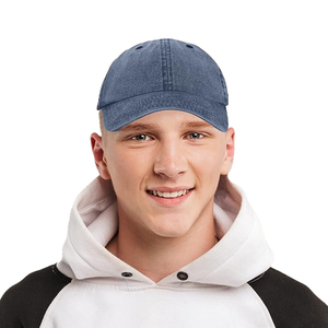 Fashion Washed Cotton Dad Hat Vintage Style Adjustable <b>Baseball</b> <b>Cap</b> Soft Cotton Headwear Wholesale Supplier - Product Image 3