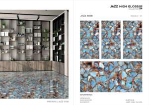 Azulejo de Porcelana Delux Jazz de Alto Brillo, Formato Grande 600x1200, Superficie Premium para Pared y Suelo, Colección de Diseño Moderno para Interiores y Exteriores - Product Image 2