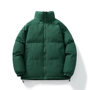 Veste d'hiver décontractée pour homme, 100% duvet, écologique, séchage rapide, respirante, épaisse, fermeture éclair, haute qualité, personnalisable, vente en gros - Product Image 5