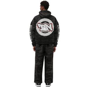 Survêtement 100% coton de haute qualité pour hommes, séchage rapide et respirant, imprimé solide, coupe-vent et grande taille, ensemble d'hiver pour adultes - Product Image 2