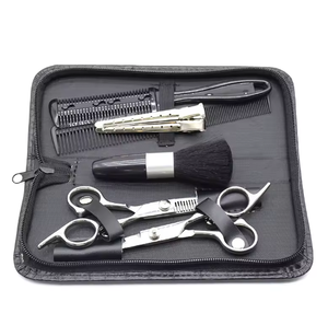 Kit de Coiffure Professionnel à Domicile : Ciseaux de Coiffure, Ciseaux à Effiler, Peigne et Étui pour Hommes - Product Image 2