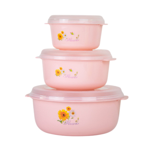 Large Classic Design PP Plastic 2500ml Portable <b>Storage</b> Bowl Kitchen Food Container BPA Free - Product Image 6