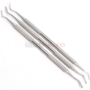 Heidemann Dental Spatula Double Ended 3mm Stainless Steel Dental Restorative Filling Medic Instrument Composite Resin - Product Image 4