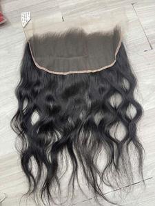 Extensions de cheveux naturels frontales 13x6, 100% cheveux humains bruts non traités - Product Image 4