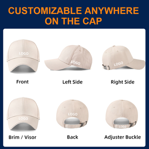 Gorra de Béisbol Unisex de 6 Paneles, de Sarga de Algodón, con Visera Curva, Ajustable, Deportiva, para las Cuatro Estaciones, Nueva Temporada 2026 - Product Image 3