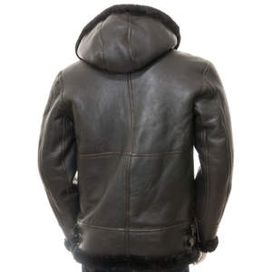 Comfortable Winter Everyday Soft Leather Finish Modern <b>Casual</b> Waterproof Breathable Eco-Friendly High Street Style <b>Jacket</b> Front - Product Image 2