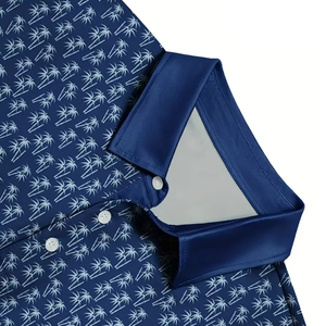 Camiseta de golf sublimada personalizada con diseño de logotipo, impresión a todo color, polo de golf para clubes y eventos - Product Image 3