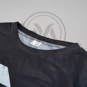 New Casual Half Zip Short Sleeve Shorts for Men Gym Workout Active Wear Sport <b>Set</b> Breathable for Spring Season - Product Image 5