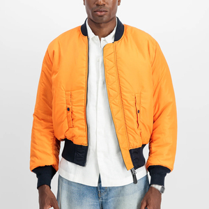Blouson Bomber d'Hiver pour Homme de Haute Qualité, Style Urbain, en Toile Imperméable, Col Montant, Chaud et Tendance - Product Image 1