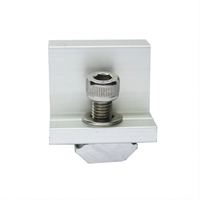 Collier de fixation solaire en aluminium anodisé 30 mm AL6005-T6 pour montage PV