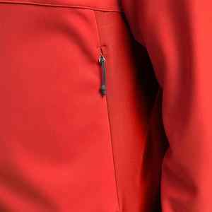 Chaqueta Impermeable y Cortavientos con Capucha y Cuello Alto, Chaqueta Ligera de Soft Shell para Hombre, para Caza y Montañismo, con Cierre de Cremallera - Product Image 6