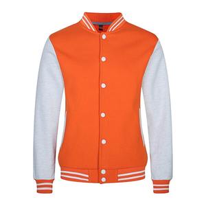 Vestes de baseball personnalisées pour hommes, style universitaire, en satin uni, avec lettrage - Product Image 2