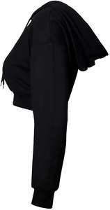 Sudadera Corta de Invierno para Mujer, con Capucha y Cordón Ajustable, Moderna, Ligera, 100% Algodón Felpa, Ecológica y Personalizable - Product Image 5