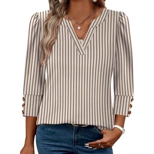 Minimal Women's Black Chiffon <b>Shirt</b> with V Neck Short Sleeves and a Clean Solid Finish for Modern <b>Office</b> Casual - Product Image 6