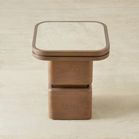 Table basse en bois massif, table de salon rustique, table centrale en bois faite à la main, mobilier moderne de style farmhouse