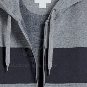 Sudaderas con capucha y cremallera para hombre, con diseño de dobladillo acanalado, para gimnasio, correr, actividades al aire libre y uso diario. - Product Image 6