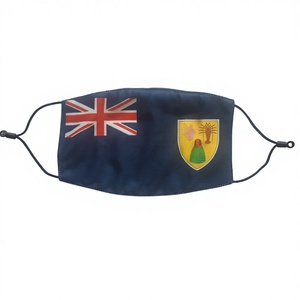 Mascarilla Tejida de Poliéster 100% para Fiestas, Impresión por Sublimación, Temática Festiva, Reutilizable, Transpirable, Ecológica, Talla L para Uso Diario - Product Image 1
