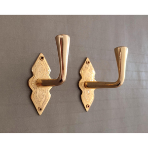 Modern Style Solid Metal Brass Whale Wall Hooks with Detachable Design Rails and <b>Key</b> Hanger Coat Hook-Wall Mounted Decorative - Product Image 4