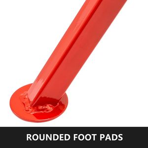 Soporte de tubo para soldadura de alta resistencia 2500LB con 4 bolas de transferencia, cabezal en V, patas plegables, altura ajustable de 24 a 43 pulgadas, para máquinas de elevación - Product Image 6