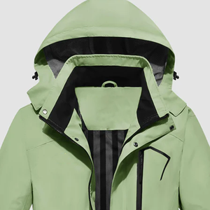 Chaqueta Cortavientos Impermeable Ligera Unisex de Primera Calidad con Cremallera y Capucha Desmontable para Senderismo, Pesca, Viajes y Protección Contra el Viento y la Lluvia - Product Image 5