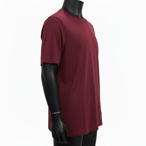 เสื้อยืดคอกลมผู้ชาย สกรีนโลโก้ได้ สีพื้น คุณภาพสูง ระบายอากาศได้ดี ผ้าย้อมสีพื้น 220 กรัม เสื้อยืดเบสิคแขนสั้นผู้ชาย - Product Image 5