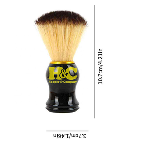 Brocha de Afeitar para Hombre de Alta Gama, Mango de Madera Negra, Pelo de Badger Súper Suave, Logotipo Personalizado, Sostenible, Lista para Enviar, para Uso en Barberías y Salones - Product Image 3