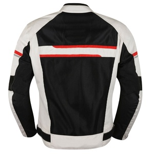 เสื้อแจ็คเก็ตมอเตอร์ไซค์สำหรับผู้ชายแบบสั่งทำพิเศษ ผ้าทอ กันน้ำ สีดำ สะท้อนแสง เหมาะสำหรับการผจญภัย ผลิตจากผ้าคอร์ดูร่า ใช้ได้ทุกฤดู - Product Image 4