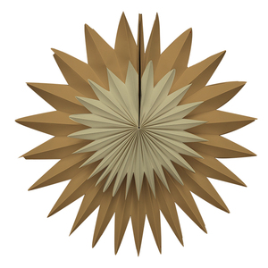 Décorations murales de fête de mariage Papier d'art Forme d'éventail 17.7 "Hauteur pour les occasions spéciales - Product Image 4