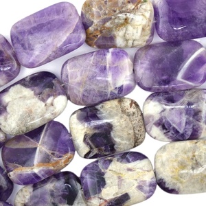 Cuentas rectangulares de alta calidad, cuentas de amatista, collar de cristal para mujer, joyería, cuentas cuadradas de piedras preciosas, proveedor de fabricación de joyas - Product Image 5