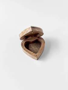 Boîte à bijoux FAIZA CRAFT en os gravé avec incrustations, motifs étoiles et fleurs, en bois de manguier, pliable et empilable, organisateur de rangement pour salon - Product Image 5