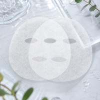 Maschera Viso in Vetro Coreano Y248 Ultra-Trasparente Effetto Ghiaccio, Maschera in Foglio 32gsm in Fibra Vegetale Cristallina, Substrato per Maschera Secca