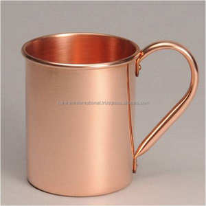 Taza Moscow Mule de Cobre Liso, Libre de BPA, Diseño Vintage, 16 oz, Ecológica - Product Image 4
