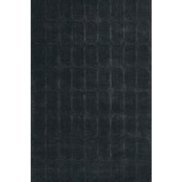 Luxury Navy Blue Hand Tufted Wool Rug Geometric Oval Design Modern Minimalist Area Carpet Custom Size Rug Home Decor Rug