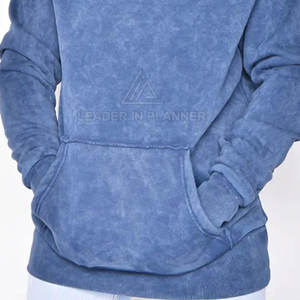 Service OEM, faible MOQ, sweats à capuche basiques respirants pour hommes, effet délavé, dernier design, sweats à capuche effet délavé les plus vendus pour la vente en ligne - Product Image 5